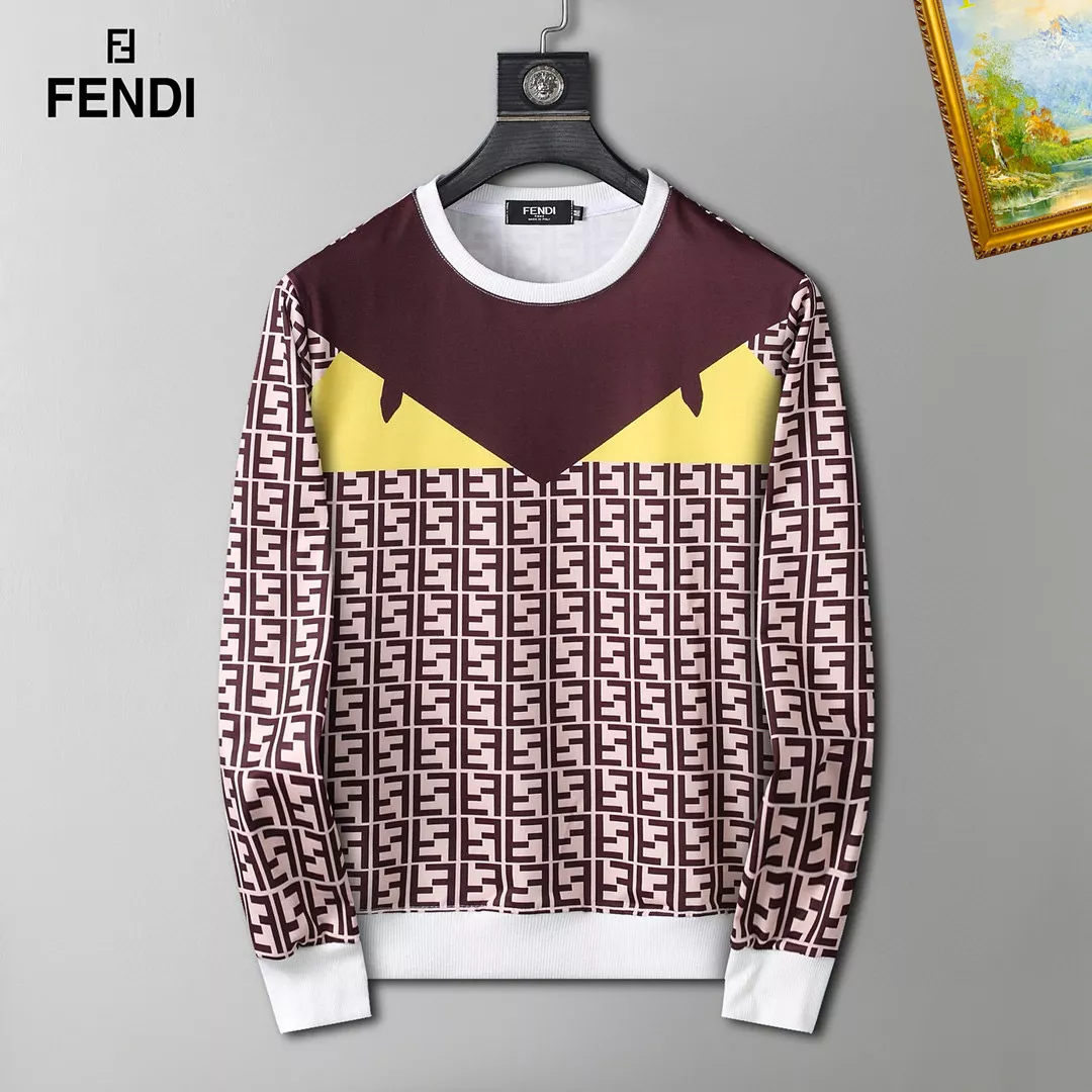 fendi sweatshirt manches longues pour homme s_1276a34